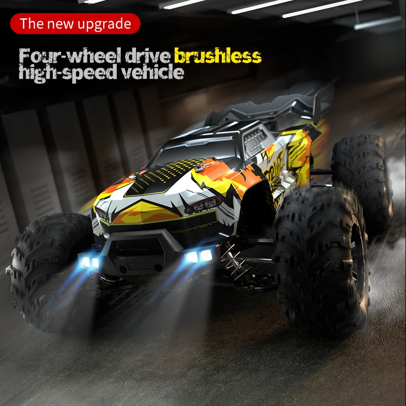 WLtoys 16101 Pro 1/16 Scale RC Car — 75KM/H High-Speed 4WD Off-Road Brushless Monster Truck | Adults & Kids Ages 14+